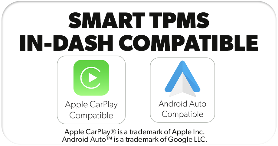 Android Auto and Apple CarPlay TireMinder Logo